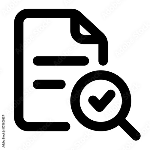 fact checking icon for illustration