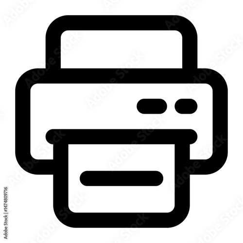 printer icon for illustration