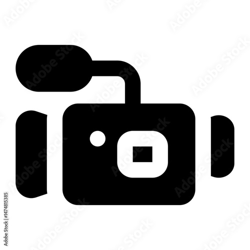 camera video icon for illustration