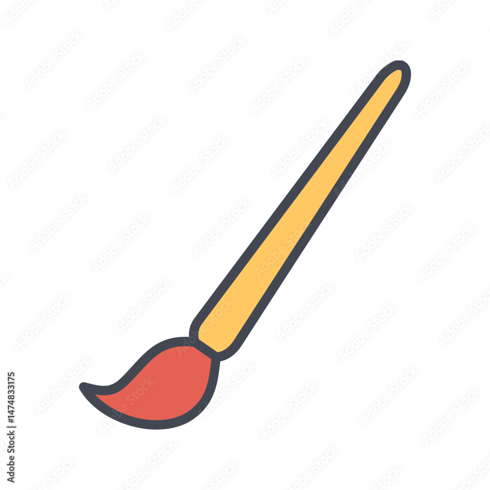 Brush Vector Icon Brush Vector Icon