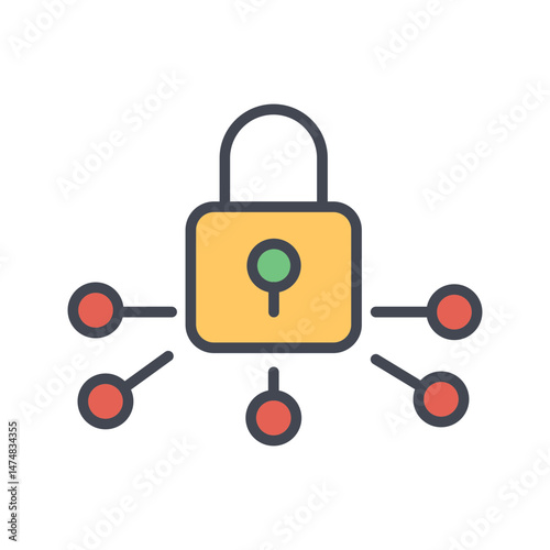 Cyber Attack Vector Icon