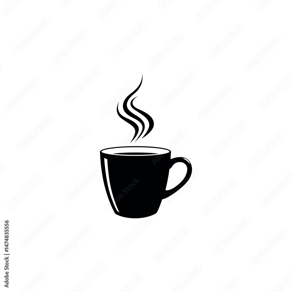 Obraz premium coffee cup icon vector illustration