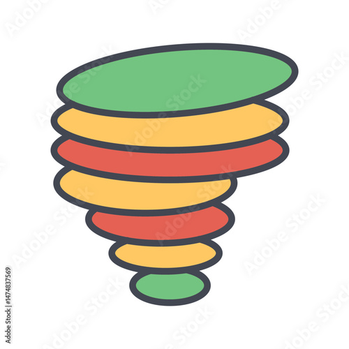Tornado Vector Icon