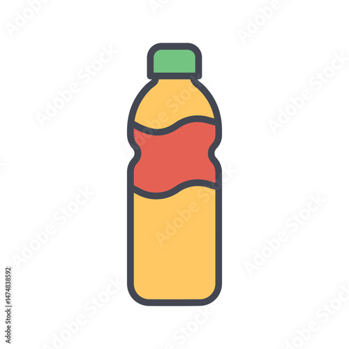 Water Bottle Vector Icon