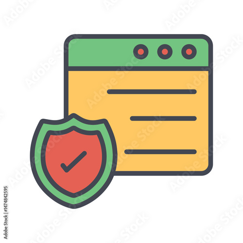 Security App Vector Icon