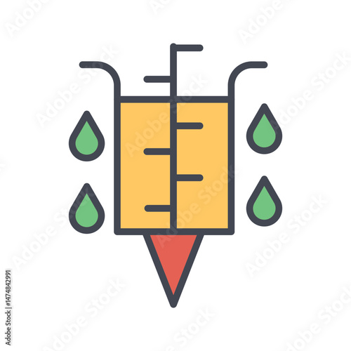 Rain Gauge Vector Icon