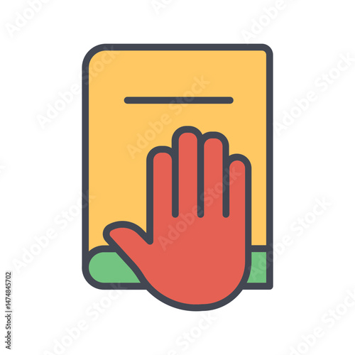 Pledge of Allegiance Vector Icon