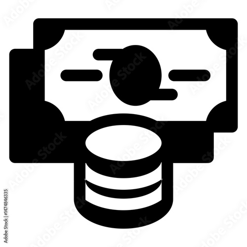 Money and coin icon