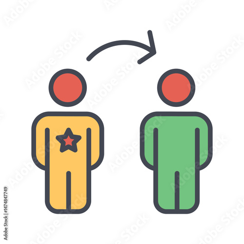 Mentorship Vector Icon