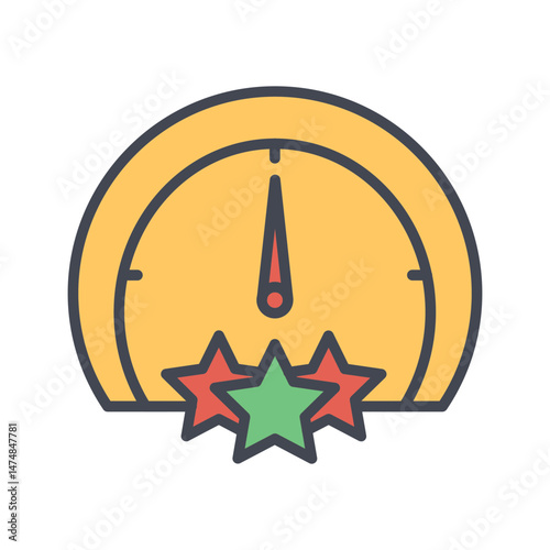 Rating Scale Vector Icon