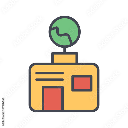 Weather Station Vector Icon