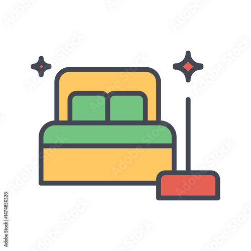Tidy Room Vector Icon