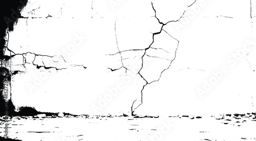  Abstract illustration surface dust and rough dirty wall background with empty template. Distress or dirt and damage effect concept - vector