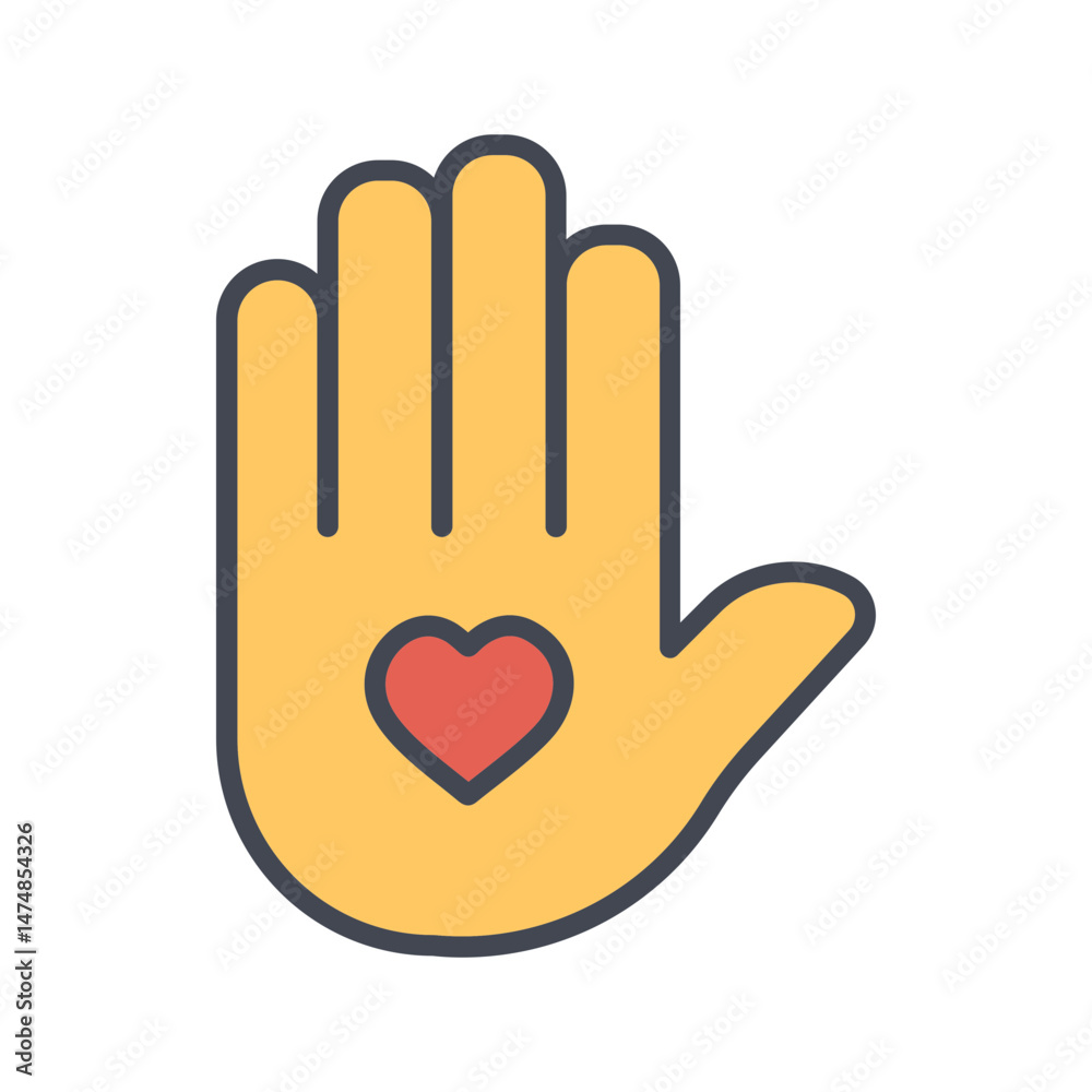 Obraz premium Humanitarian Crisis Vector Icon