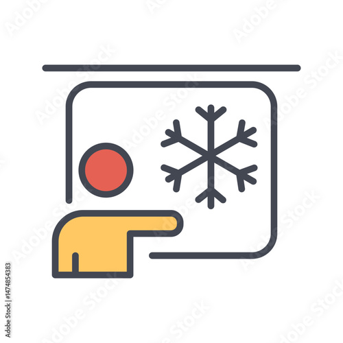 Meteorologist Vector Icon