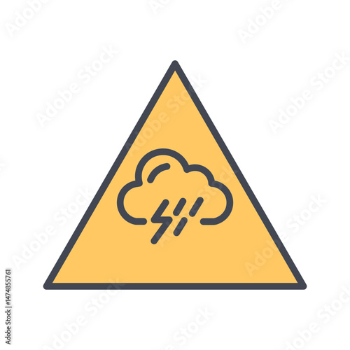 Weather Warning Vector Icon