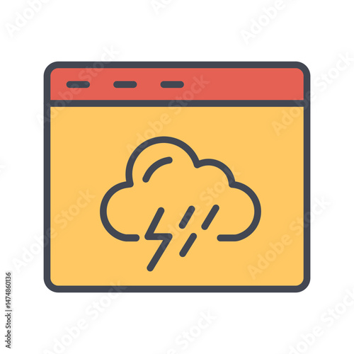 Weather Prediction Vector Icon