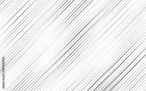 Grunge halftone gradient texture. Faded grit noise background. Sandy gritty wallpaper. Retro pixelated backdrop. Black and white anime or manga comic overlay. Vector graphic design textured halftone.