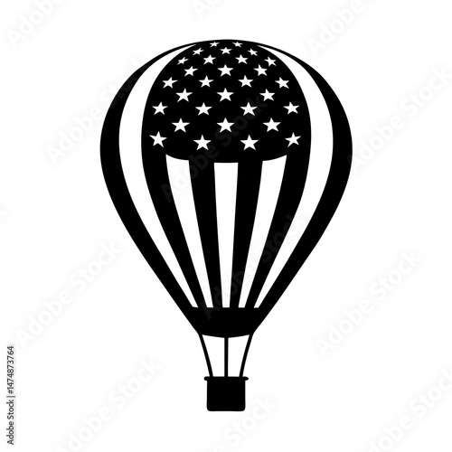 hot air balloon vector