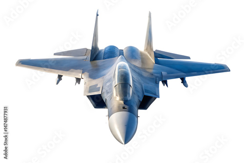 A jet fighter aircraft  isolated on white background PNG