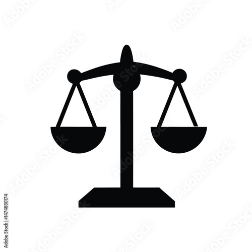 scales of justice isolated