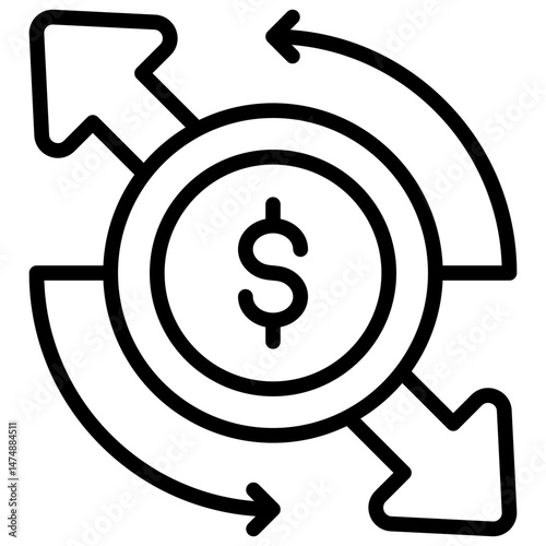 Currency Transfer Icon