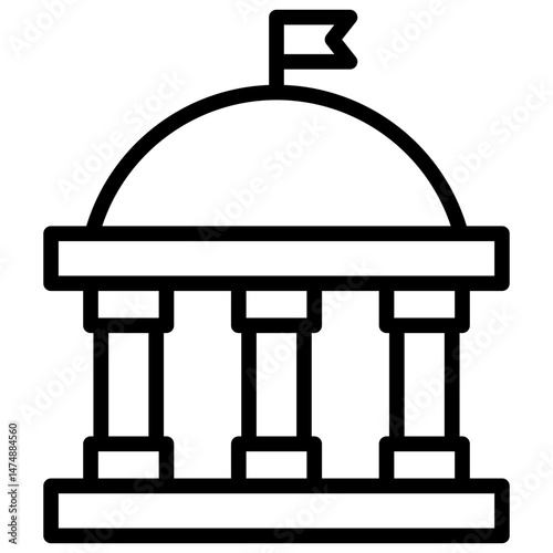 Government Building Icon