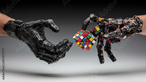 arms solving Rubikâ€™s cubes simultaneously