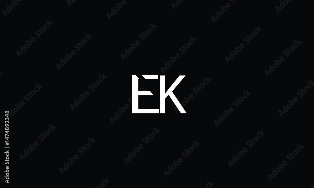 EK,KE,E,K abstract, letters, logo, monogram, style, symbols, ambitions, icons, 
