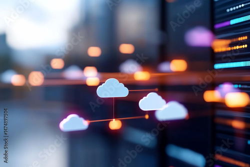 Cloud server network computing data storage technology and infrastructure