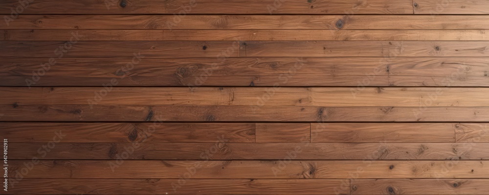 Fototapeta premium Light to dark brown wood planks, subtle gradient effect , wood tones, wood plank texture, surface