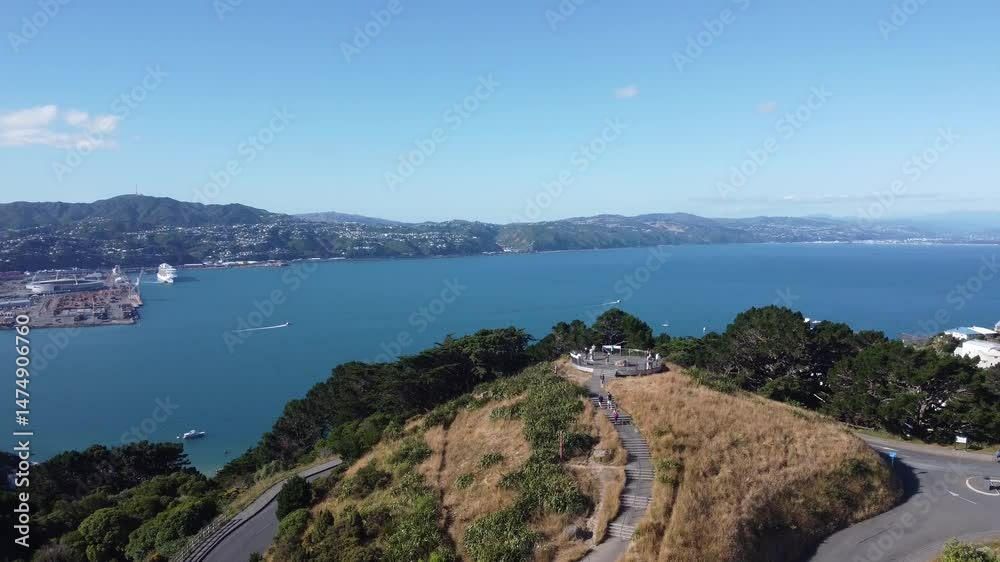 Wellington Bay and Mount Victoria Lookout – Aerial Drone Footage of New Zealand’s Capital Cityscape and Harbor Wellington Bay and Mount Victoria Lookout – Aerial Drone Footage of New Zealand’s Capital Cityscape and Harbor