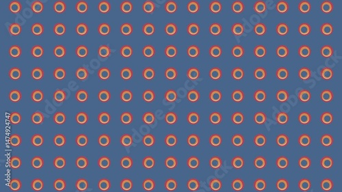 Red and blue abstract background with dots pattern