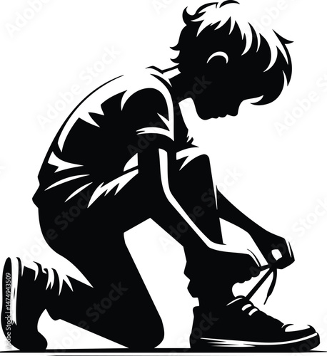 Kid Shoe Tie