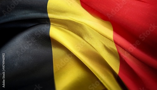 Obraz na plátně Belgium national flag