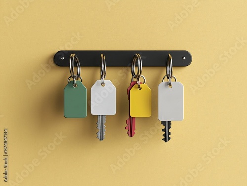 Key Tags on Holder
