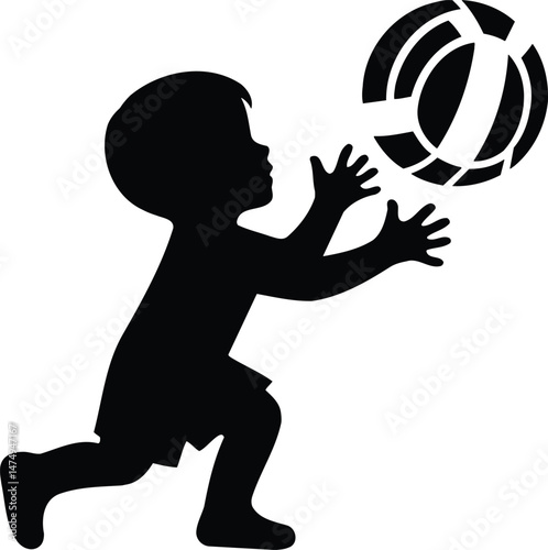 Playing Child Vector