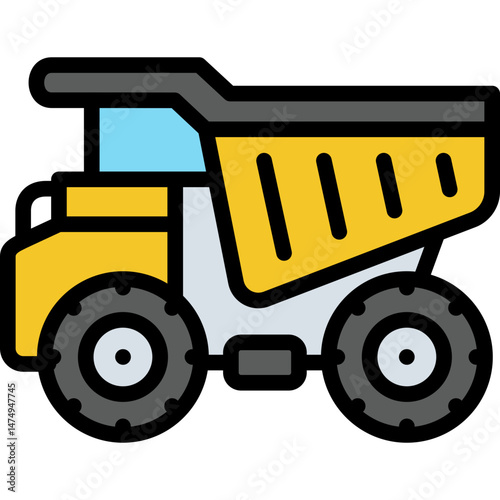 tipper truck icon