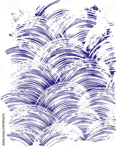 navy blue paint brush stroke 