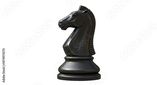 Isolated Chess Knight Piece