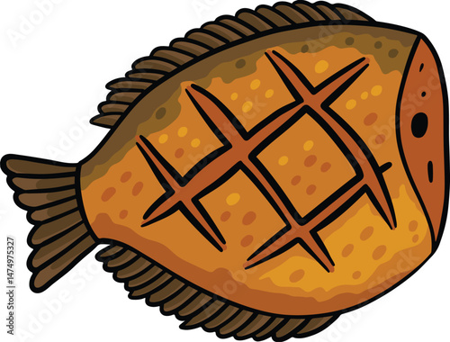 A fun and colorful illustration inspired by classic Thai cuisine. Perfect for food lovers, kitchen decor, or anyone who enjoys the charm of traditional Thai dishes in a playful art style.