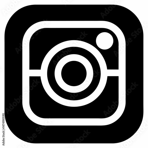 Photo camera icon vector on white background.
