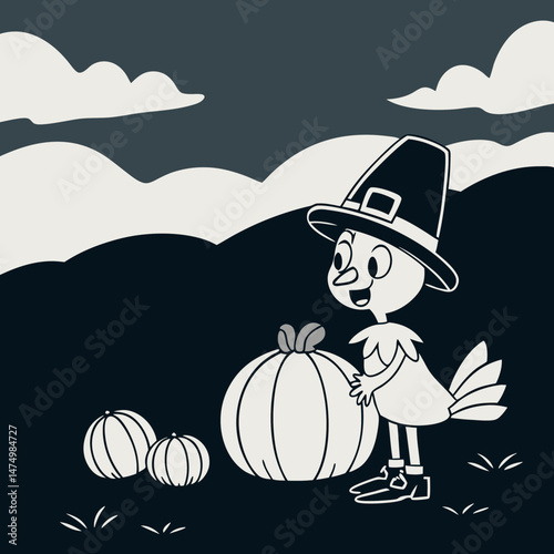 thanksgiving coloring page for kids