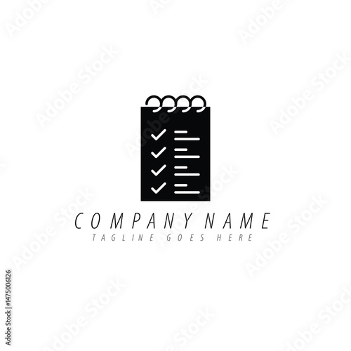 Company Checklist Logo Design  Simple. Efficient. and Organized
