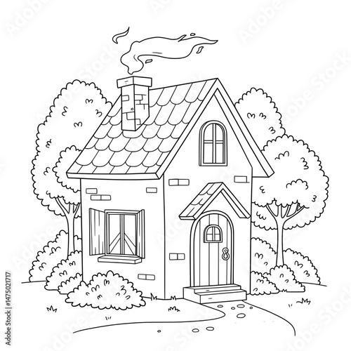 Cozy abode outlined