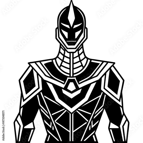 vector illustration of a warrior