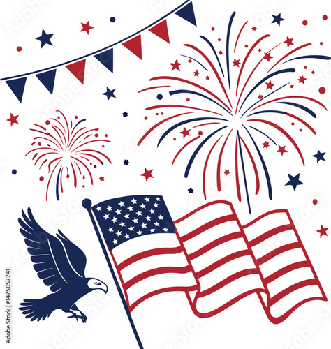 Happy 4th of July USA Independence day