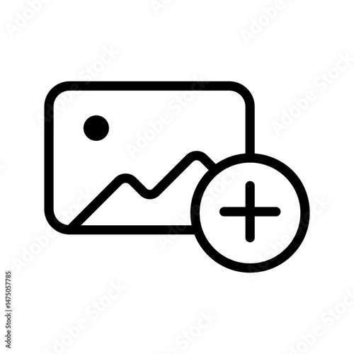 Pictures, photos, jpg files. Mountains and sun landscapes. Picture in frame. picture add icon. picture download icon. picture delete icon