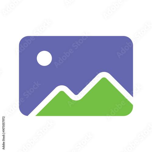 Pictures, photos, jpg files. Mountains and sun landscapes. Picture in frame. picture add icon. picture download icon. picture delete icon
