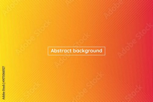 Modern Abstract Gradient Background with Geometric Lines – Orange to Red Color Spectrum.